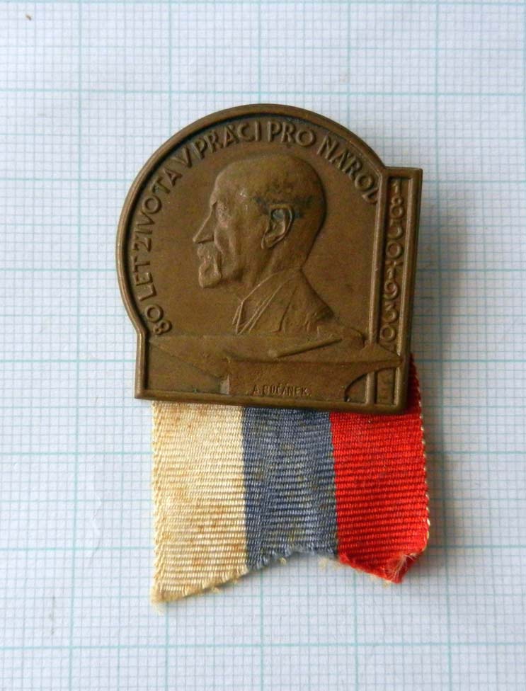 Pamětní odznak s Masarykem 
