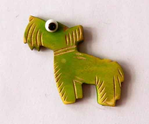 Zelený psík z muzejních sbírek 