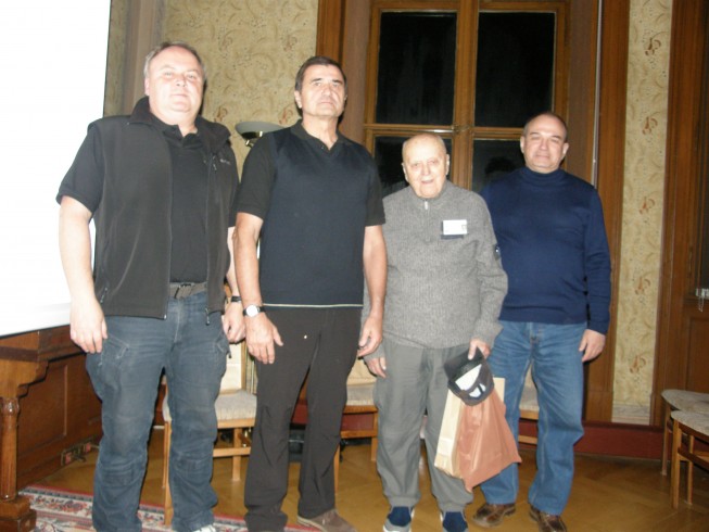 Zleva Igor Smékal, Václav Vašek, Jaroslav Novák a Michael Adamenko