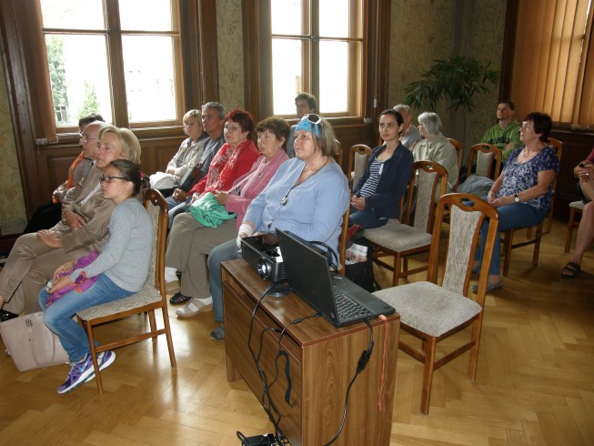 Návštěvníci se dozvěděli o životě, díle a místech pobytu M. J. Husa. 