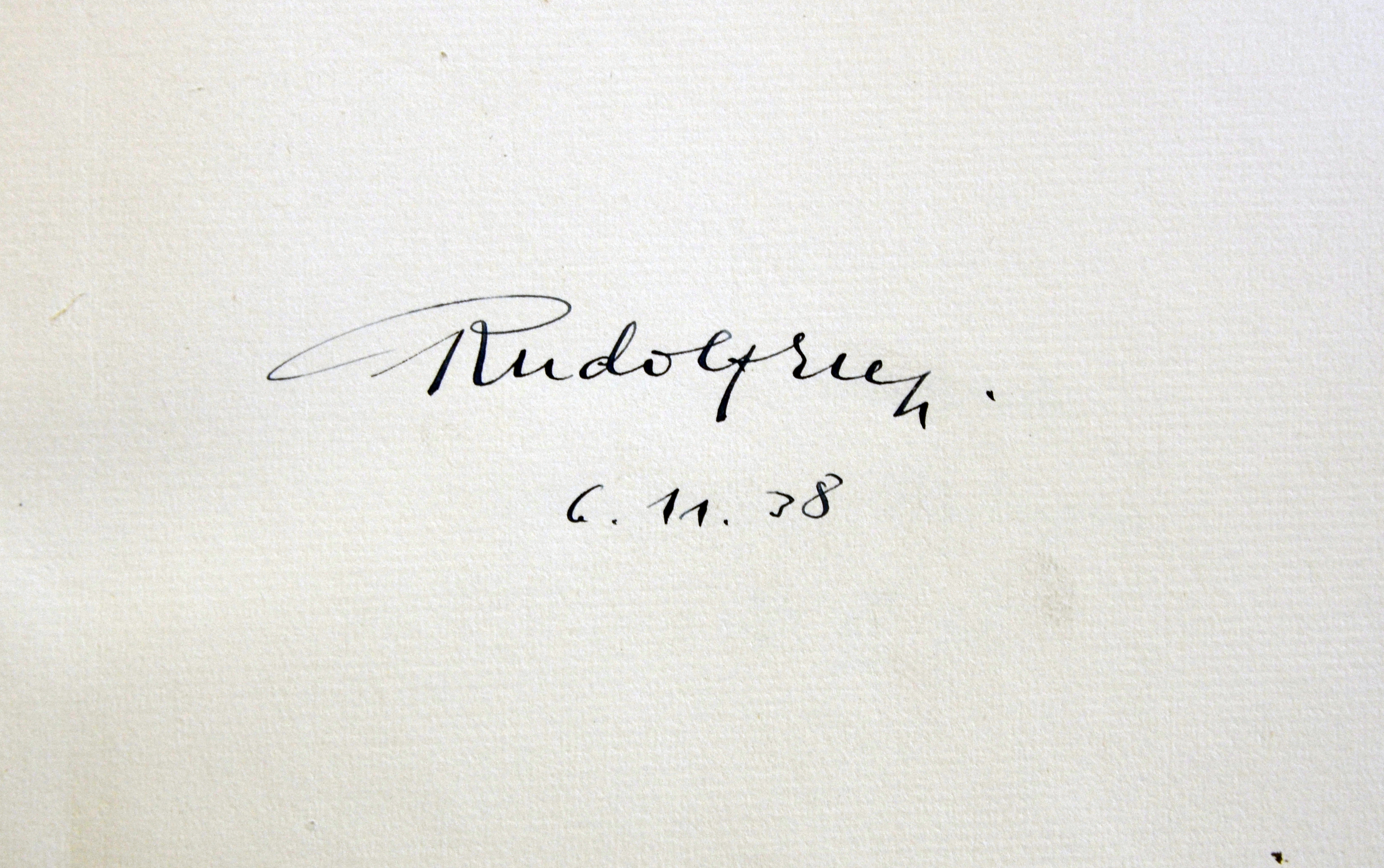Podpis Rudolfa Hesse v pamětní knize
