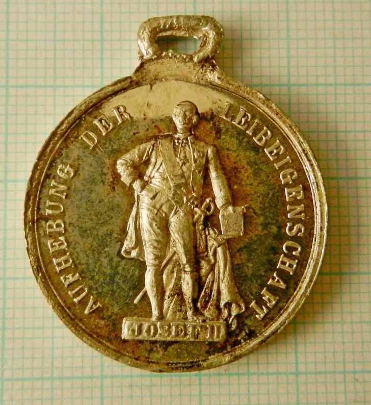 Medaile k odhalení pomníku Josefa II.