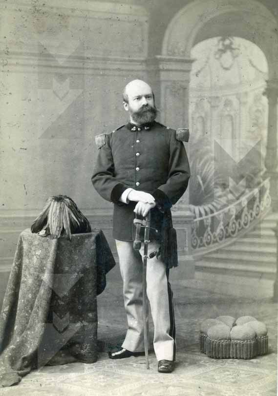 Konstantin Ritter von Schonfeld v ostrostřelecké uniformě