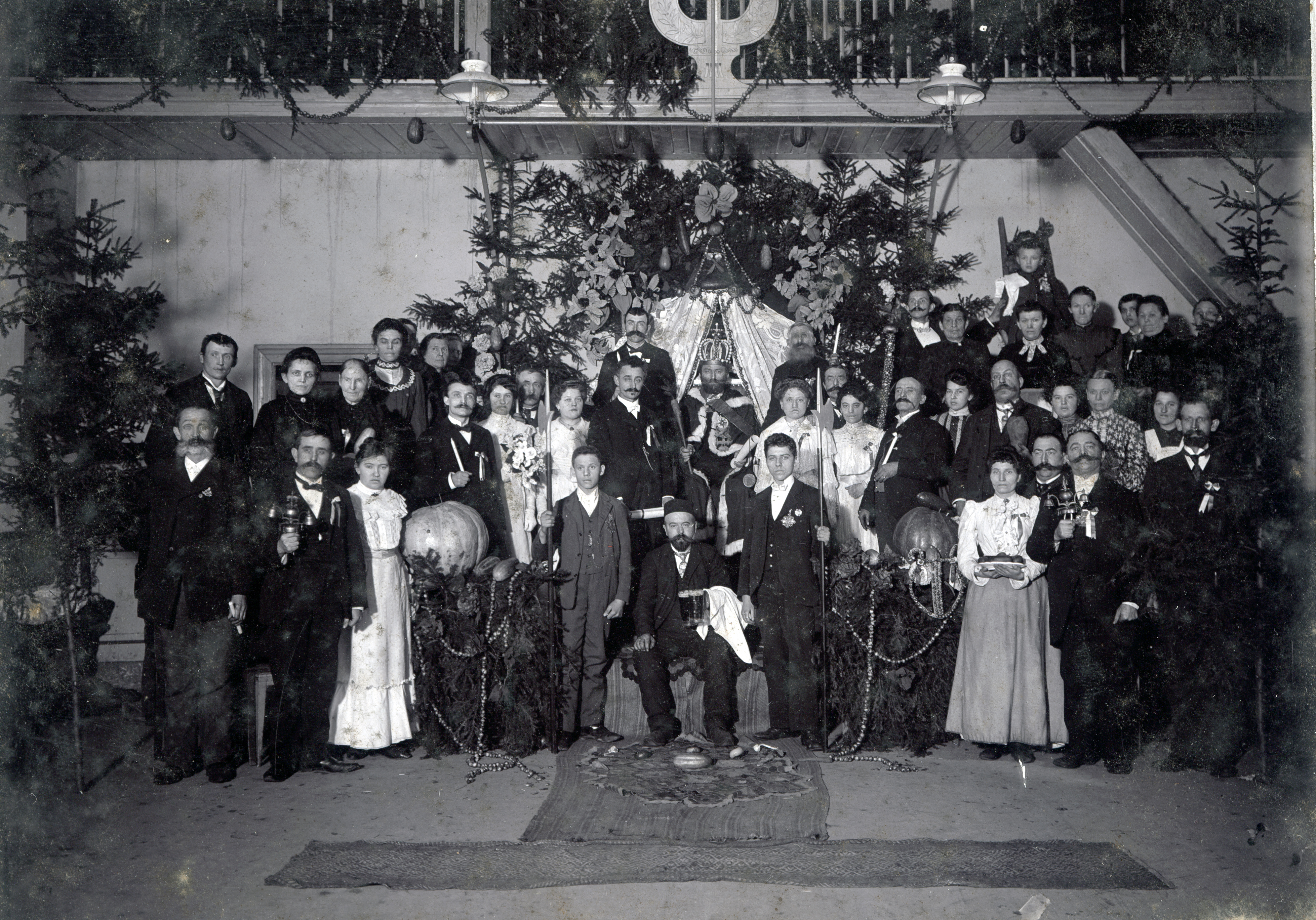 1. Střelnice - Okurkový král 1905. Foto Archiv RM