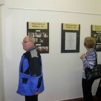 Návštěvníci expozice mají možnost shlédnout sestřih akcí, které se konaly ve vile za uplynulých 10 let. 
