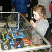 I malí návštěvníci obdivovali současné výrobky firmy Nestlé, která se na výstavě podílí. 