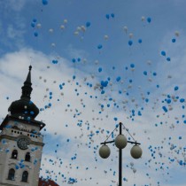 V rámci EHD a 1010. výročí oslav od první písemné zprávy o Žatci bylo vypouštění 1010 balónků. 