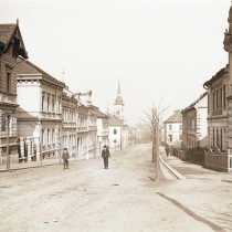 Starý pohled do Husovy ulice 
