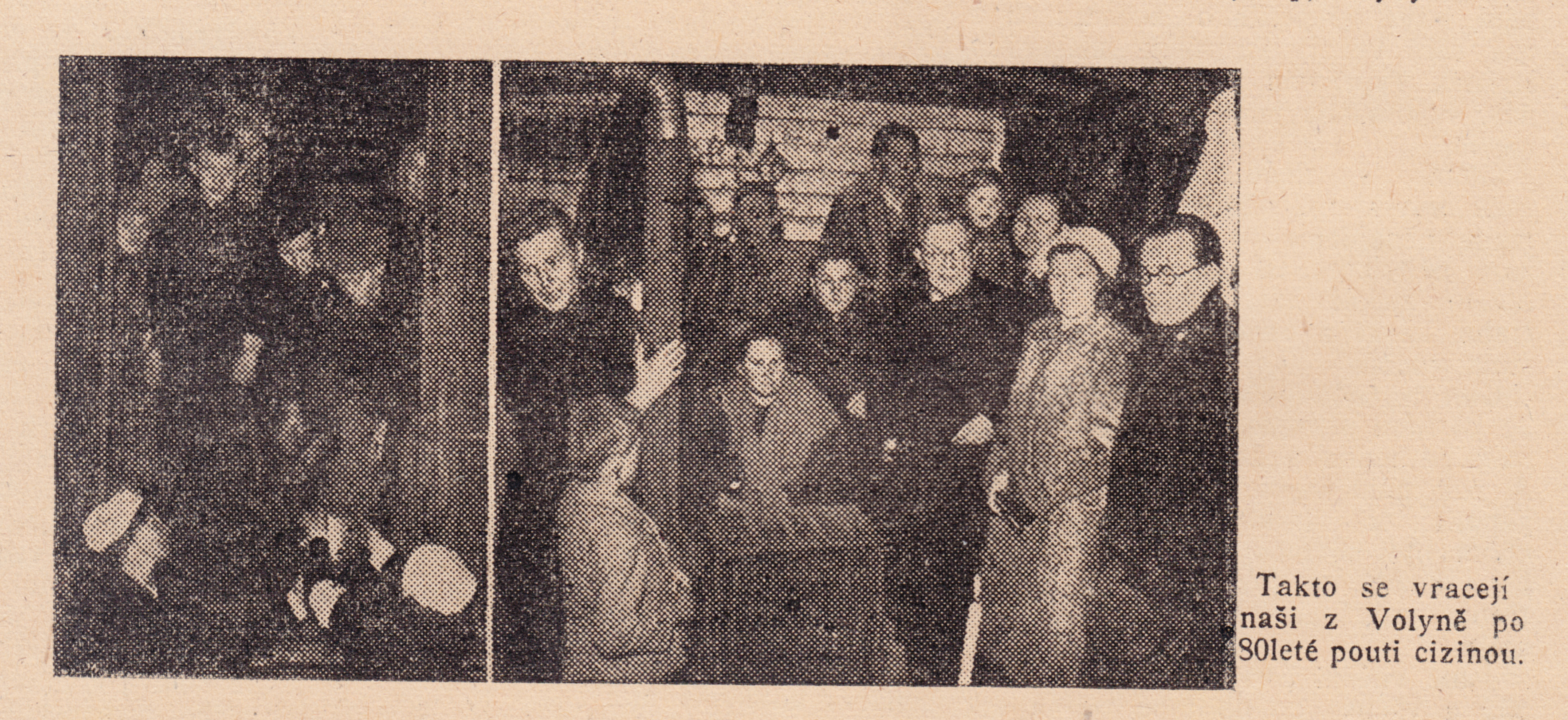 Pohled do nitra jednoho z transportů - Věrná střáž 21.2.1947
