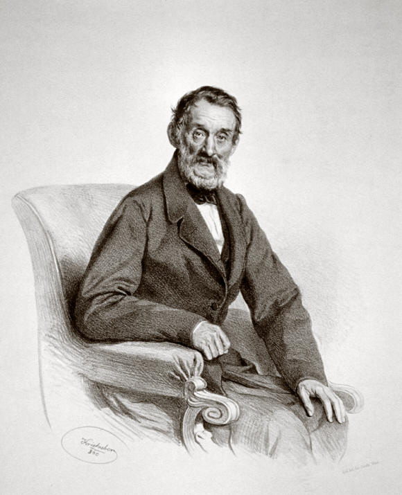 Portrét B. Schnircha z roku 1860 .