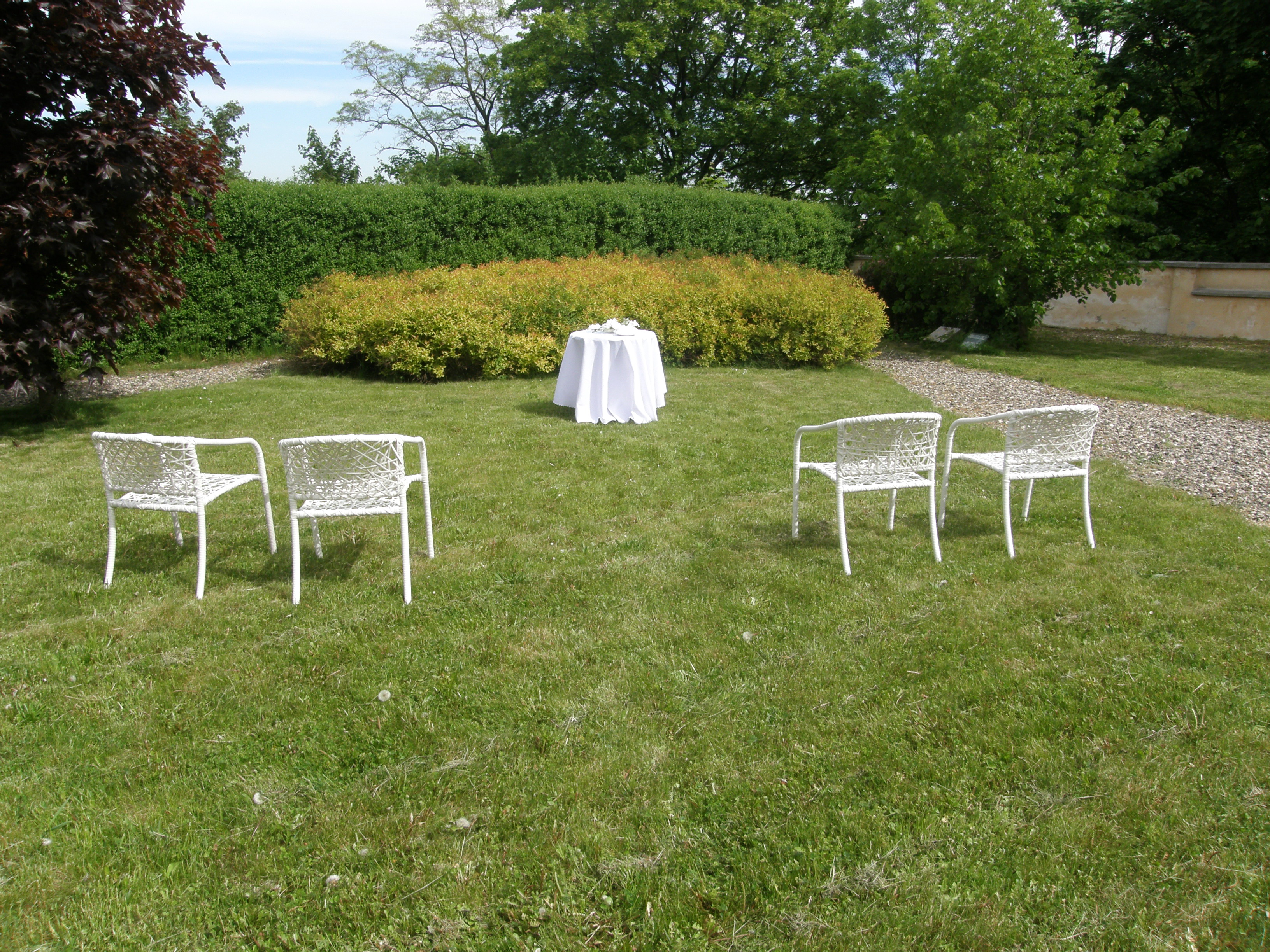 Svatební obřad lze uspořádat i na zahradě Křížovy vily 
