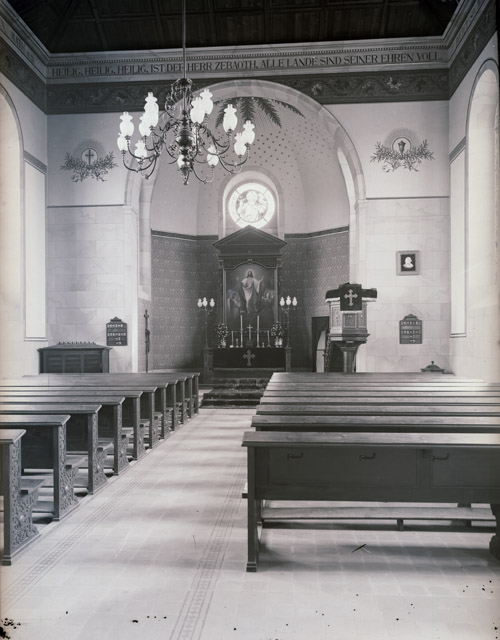 Evangelický kostel - interiér